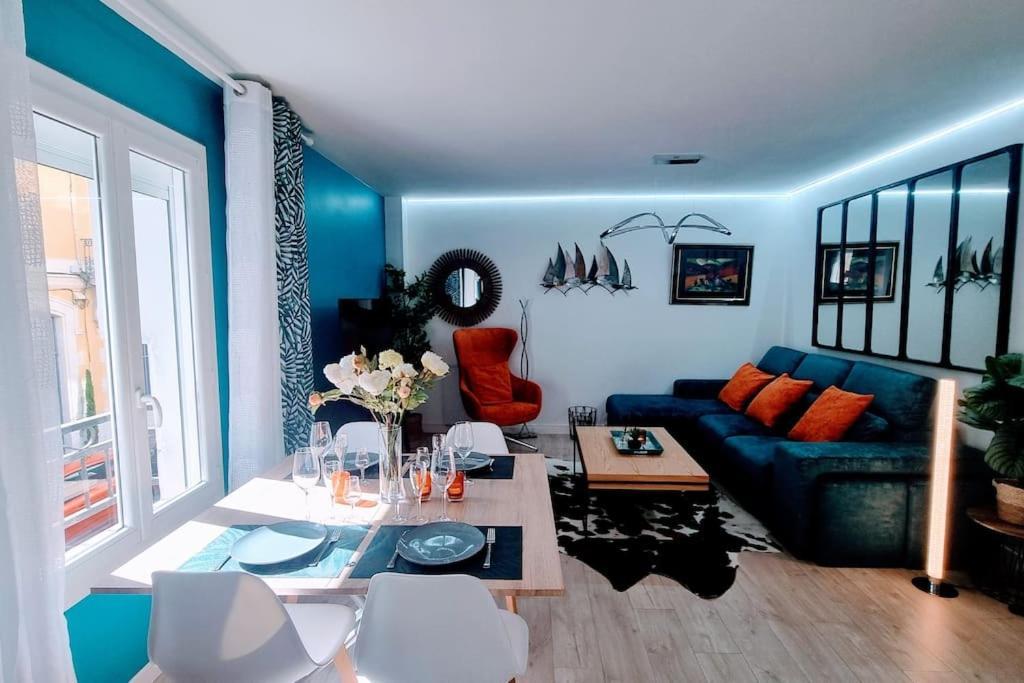 Le Clavel Superbe Deco, Centre Historique, Climatise, Parking A Proximite Appartement Sète Buitenkant foto