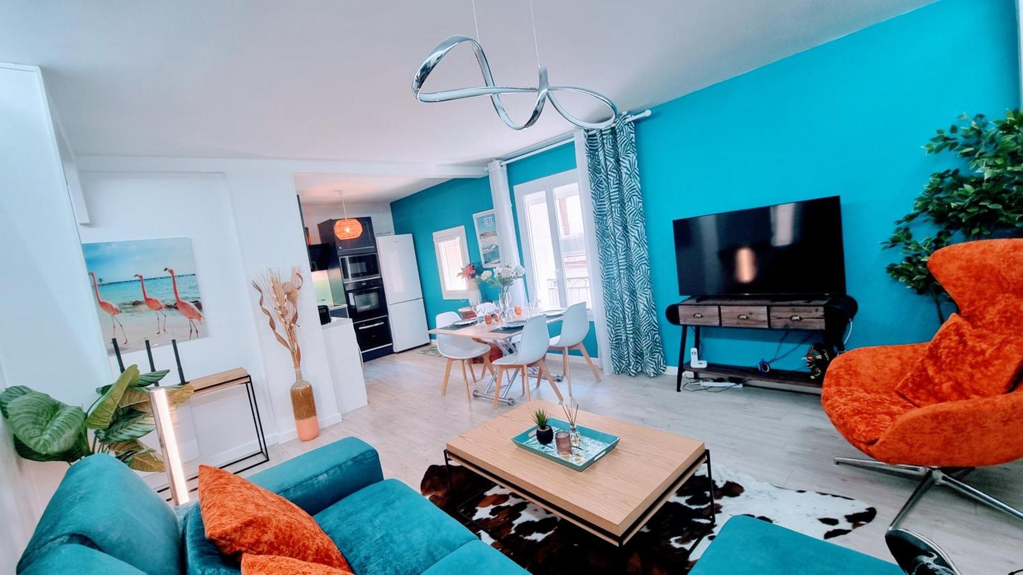 Le Clavel Superbe Deco, Centre Historique, Climatise, Parking A Proximite Appartement Sète Buitenkant foto